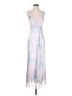 LoveShackFancy 100% Polyester Tie-dye Blue Cocktail Dress Size XS - photo 1