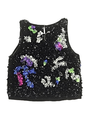 Milly Sleeveless Silk Top (view 2)