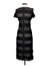Sharagano 100% Polyester Chevron-herringbone Black Casual Dress Size 4 - photo 2
