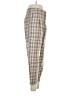 Assorted Brands 100% Polyester Plaid Brown Casual Pants Size M - photo 4