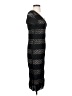 Sharagano 100% Polyester Chevron-herringbone Black Casual Dress Size 4 - photo 4
