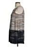 Dex 100% Silk Gray Sleeveless Silk Top Size S - photo 5