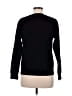 Romwe 100% Cotton Graphic Black Pullover Sweater Size 6 - photo 2