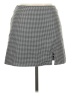 Forever 21 Houndstooth Gray Casual Skirt Size L - photo 1