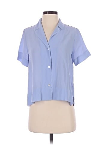 Everlane Short Sleeve Silk Top (view 1)