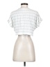 Splendid White Short Sleeve Turtleneck Size S - photo 2