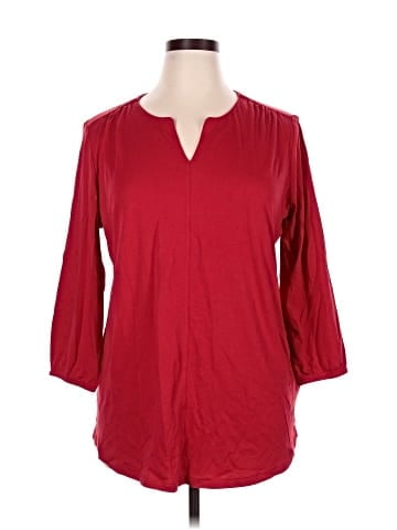 Lands' End 3/4 Sleeve T-Shirt (view 1)