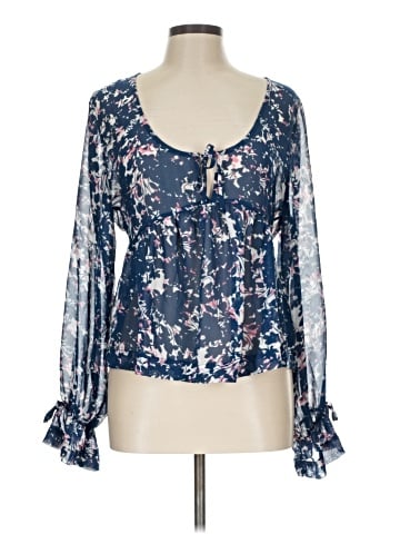 Hiatus Long Sleeve Blouse (view 1)