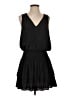 Ramy Brook 100% Polyester Solid Black Cocktail Dress Size S - photo 1
