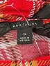 Ann Taylor Plaid Red Long Sleeve Blouse Size XL - photo 4