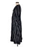 H&M 100% Polyester Stripes Black Casual Dress Size 6 - photo 5