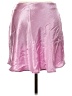 Double Zero 100% Polyester Metallic Pink Casual Skirt Size L - photo 1