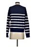 J.Crew 100% Cashmere Stripes Blue Cashmere Pullover Sweater Size S - photo 2