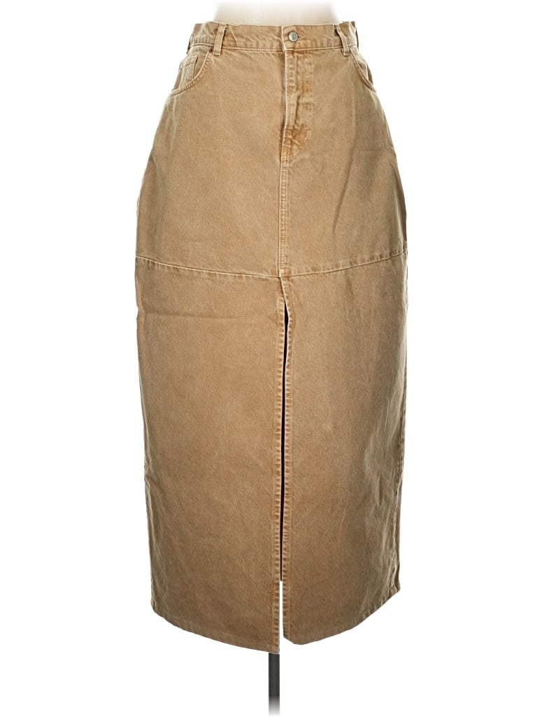 Pre-owned Reformation Jeans Casual Skirt In Tan