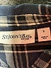 St. John's Bay 100% Cotton Plaid Black Long Sleeve Button-Down Shirt Size S - photo 7