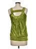 Iz Byer 100% Polyester Green Sleeveless Blouse Size M - photo 2