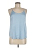 Bar III Blue Sleeveless Top Size M - photo 1