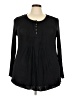 Style&Co Black Long Sleeve Henley Size 3X - photo 1