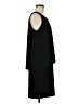 Chico's Solid Black Casual Dress Size Med (1) - photo 4