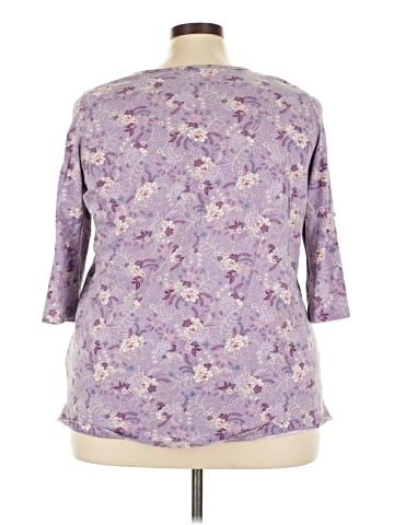 Woman Within 3/4 Sleeve T-Shirt (view 2)