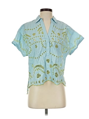 Maeve by Anthropologie Short Sleeve Blouse (view 1)
