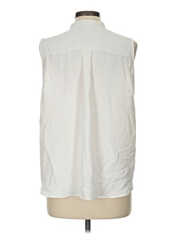 Ann Taylor Sleeveless Button-Down Shirt (view 2)