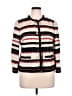 Anne Klein Stripes Ivory Jacket Size 16 - photo 1