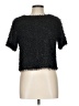 Gracia Black Short Sleeve Top Size L - photo 1
