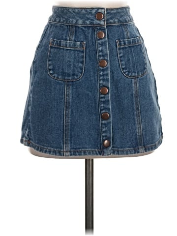 Bullhead Denim Skirt (view 1)