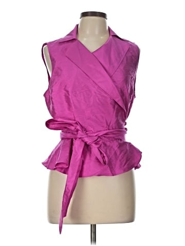 Lauren by Ralph Lauren Sleeveless Silk Top (view 1)