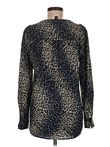 Aqua Long Sleeve Blouse (view 2)