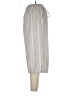 Gloria Vanderbilt Stripes Silver Linen Pants Size L - photo 4