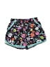 Under Armour Floral Black Athletic Shorts Size 5 - photo 1