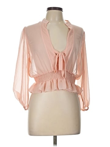 ASOS Design 3/4 Sleeve Blouse (view 1)