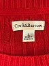 Croft & Barrow 100% Cotton Red Pullover Sweater Size L - photo 7