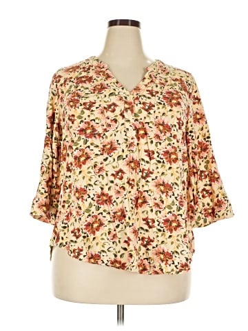 Torrid 3/4 Sleeve Blouse (view 1)