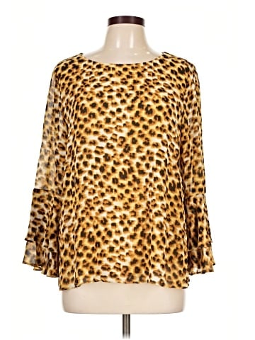 Kasper 3/4 Sleeve Blouse (view 1)