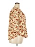Torrid 100% Rayon Floral Ivory 3/4 Sleeve Blouse Size 2X Plus (2) - photo 4