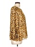 Kasper 100% Polyester Animal Print Gold 3/4 Sleeve Blouse Size L - photo 4