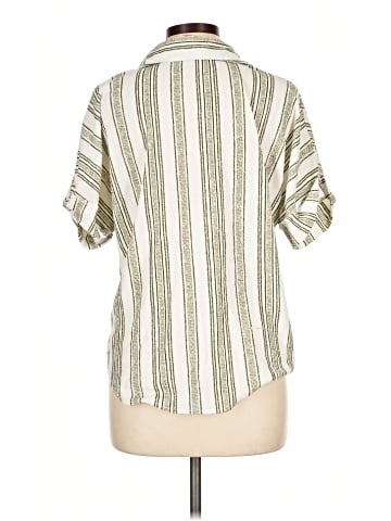 Wrapper Short Sleeve Blouse (view 2)