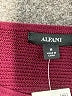 Alfani Color Block Burgundy Pullover Sweater Size M - photo 7