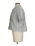 FRAME Stripes Silver Short Sleeve Blouse Size S - photo 5
