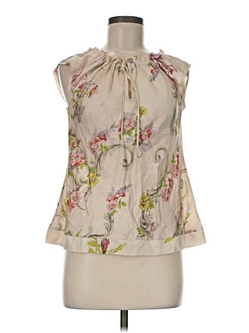 Johnny Was Sleeveless Silk Top (view 1)