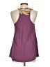 Imaginary Voyage 100% Rayon Purple Sleeveless Blouse Size S - photo 2