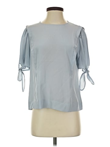Antonio Melani Short Sleeve Silk Top (view 1)