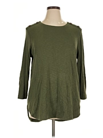 Chico's 3/4 Sleeve T-Shirt (view 1)