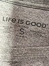 Life Is Good Gray Active T-Shirt Size S - photo 7