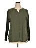 DR2 100% Polyester Green Long Sleeve Blouse Size XL - photo 1