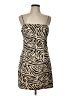 Forever 21 100% Polyester Animal Print Tan Cocktail Dress Size L - photo 1