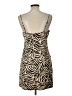 Forever 21 100% Polyester Animal Print Tan Cocktail Dress Size L - photo 2